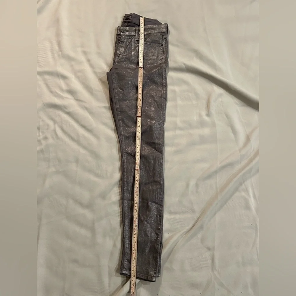MOTHER Denim The Looker in Disturbing the Peace Gunmetal Jeans - Size 27